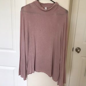 Long sleeve mock neck